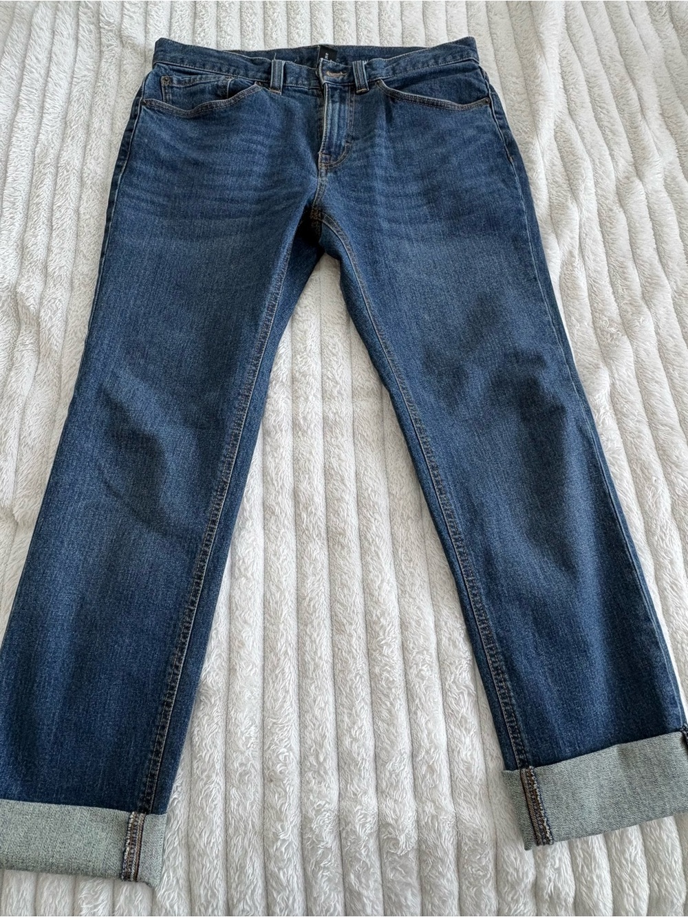 Prana Straight Leg Dark Wash Jeans